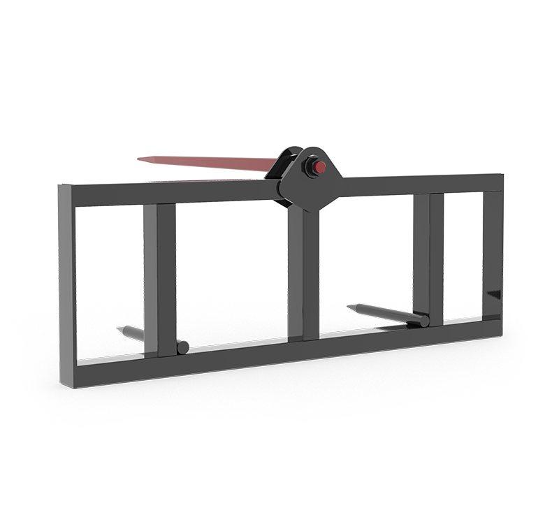 HLA Single Prong Bale Spear for Skid Steer