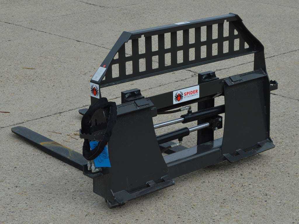 SPIDER hydraulic pallet forks for skid steer