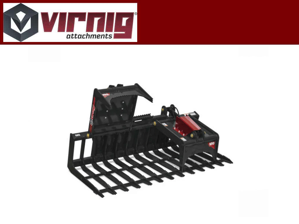 Virnig V50 Skeleton Grapple for skid steer loader
