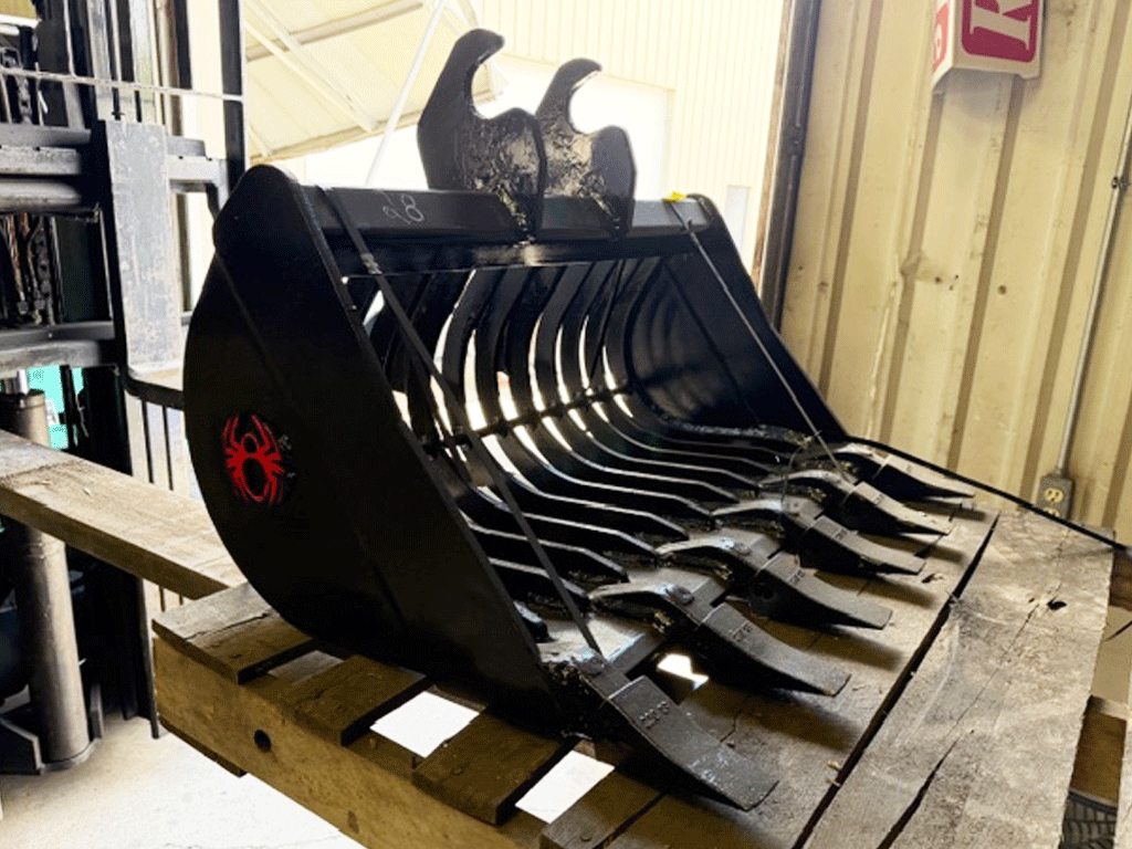 SPIDER ATTACHMENTS 36" Skeleton Bucket John Deere 27-35 Wedge lock coupler