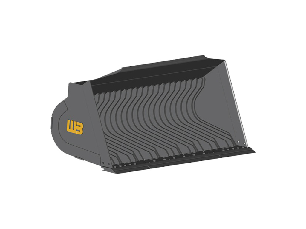 WERK-BRAU Skeleton Rock buckets for Wheel loaders 20,000 - 26,000 lbs. (class 2)
