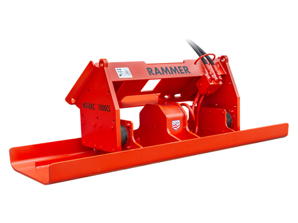 RAMMER SKID-PAC plate compactor for skid steer loader