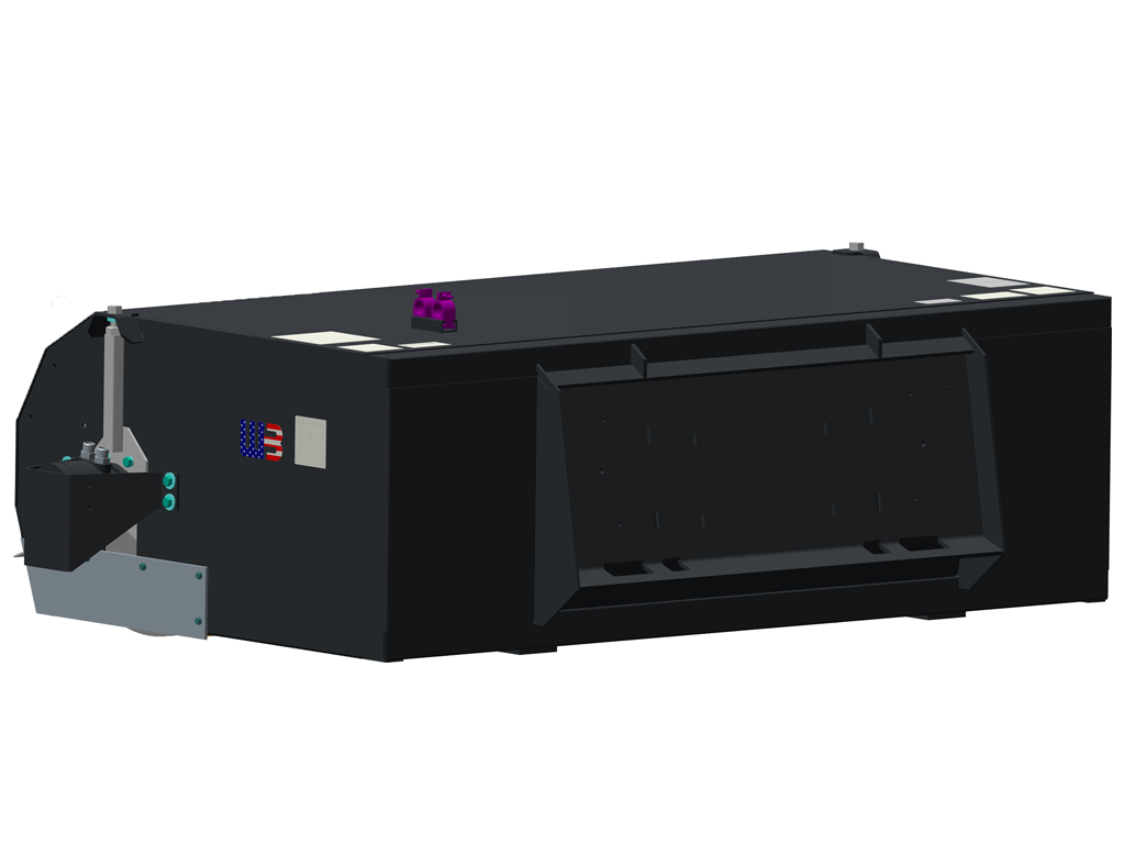 WERK-BRAU Skid Steer Fixed Hopper Pick-up Broom