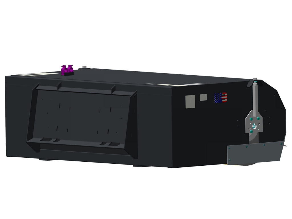 WERK-BRAU Skid Steer Fixed Hopper Pick-up Broom