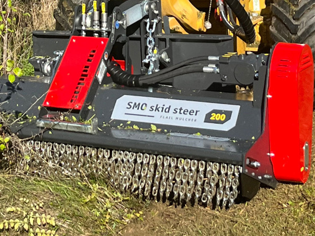 SEPPI M SMWA & SMO flail mulcher for skid steer