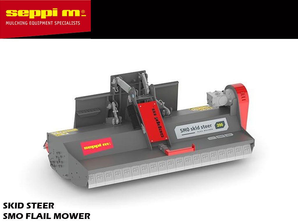 SEPPI M SMWA & SMO flail mulcher for skid steer