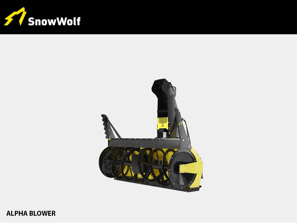 SNOW WOLF ALPHA BLOWER FOR SKID STEERS