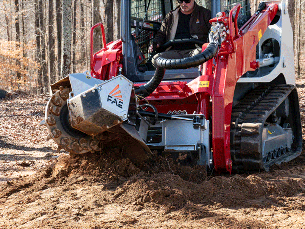 FAE Stump cutter for skid steer