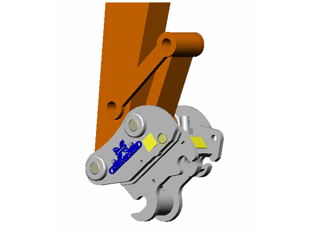 TAG universal spring loaded manual release quick coupler 12000 - 14000 lbs.