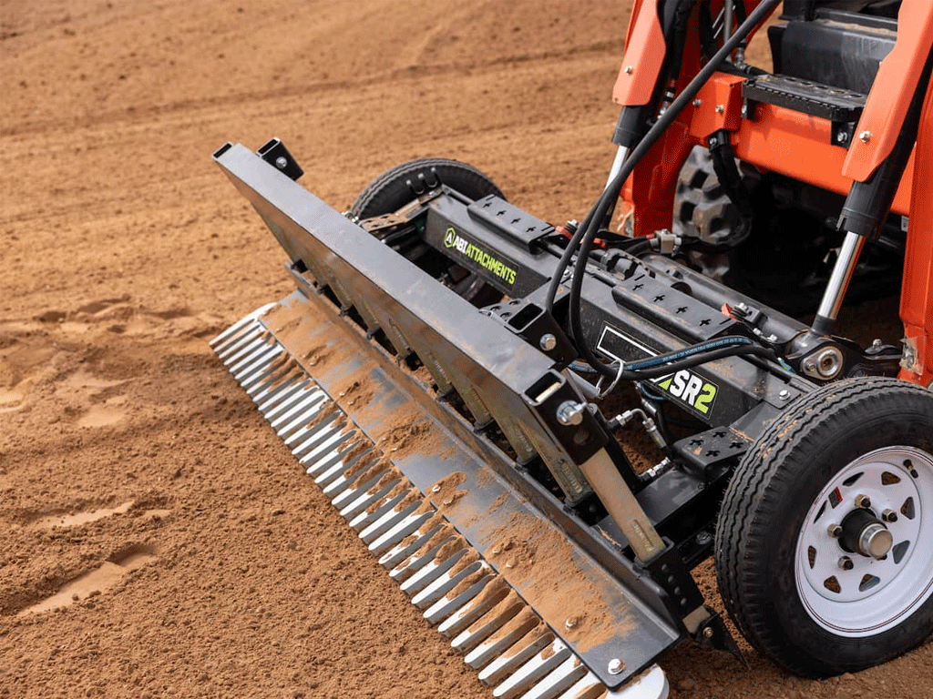 ABI SR2 Landscape Rake for Skid Steers