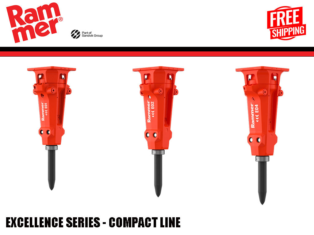 ALLIED Excellence Line Martillo gama compacta para miniexcavadoras