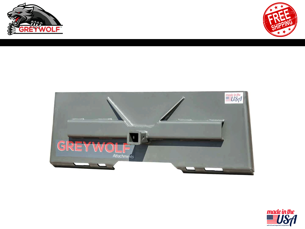 GREYWOLF 2" receiver hitch plate