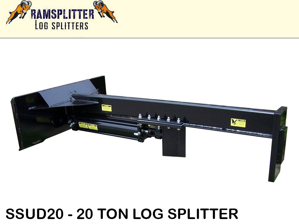 Mini Loader Log Splitter | Heavy-Duty Wood Splitting Tools | LEC