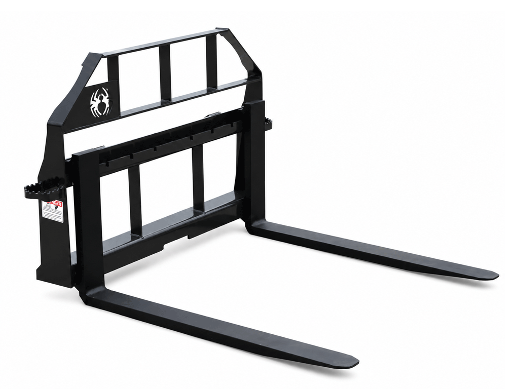 SPIDER Pro-grade pallet fork assemblies for skid steers and tractors