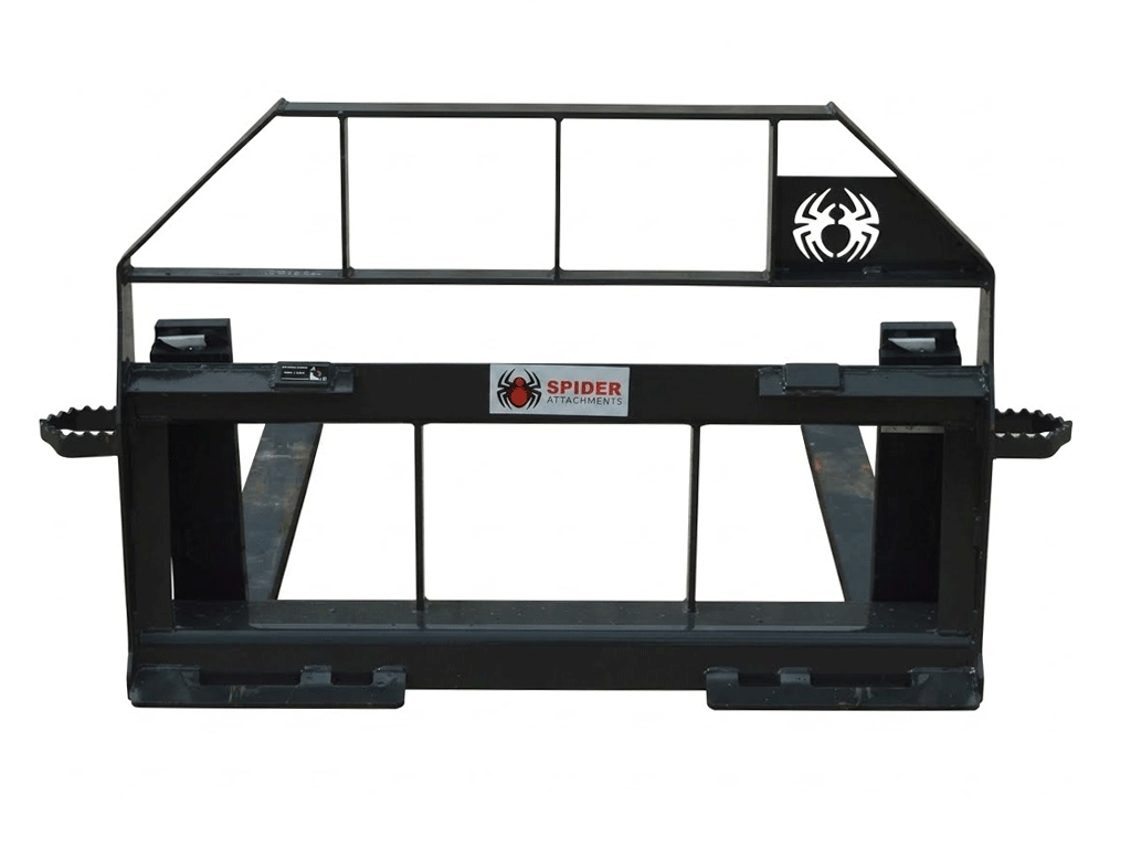 SPIDER Pro-grade pallet fork assemblies for skid steers and tractors
