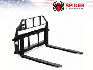 SPIDER Pro-grade pallet fork assemblies for skid steers and tractors