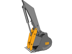 WERK-BRAU Universal Stick Mounted thumb for excavators 68,000 - 105,000 lbs. (35 & 40MT)