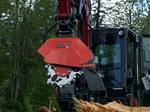 ETERRA Vortex Excavator Stump Grinder Attachment