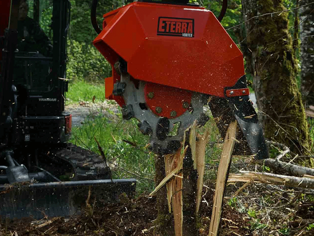 ETERRA Vortex Excavator Stump Grinder Attachment