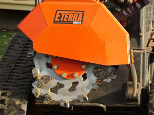 ETERRA Vortex Skid Steer Stump Grinder Attachment