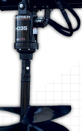 PREMIER Power Drive auger drives for Mini Excavators
