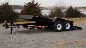 TowMaster T-12DT drop-deck tilt trailer