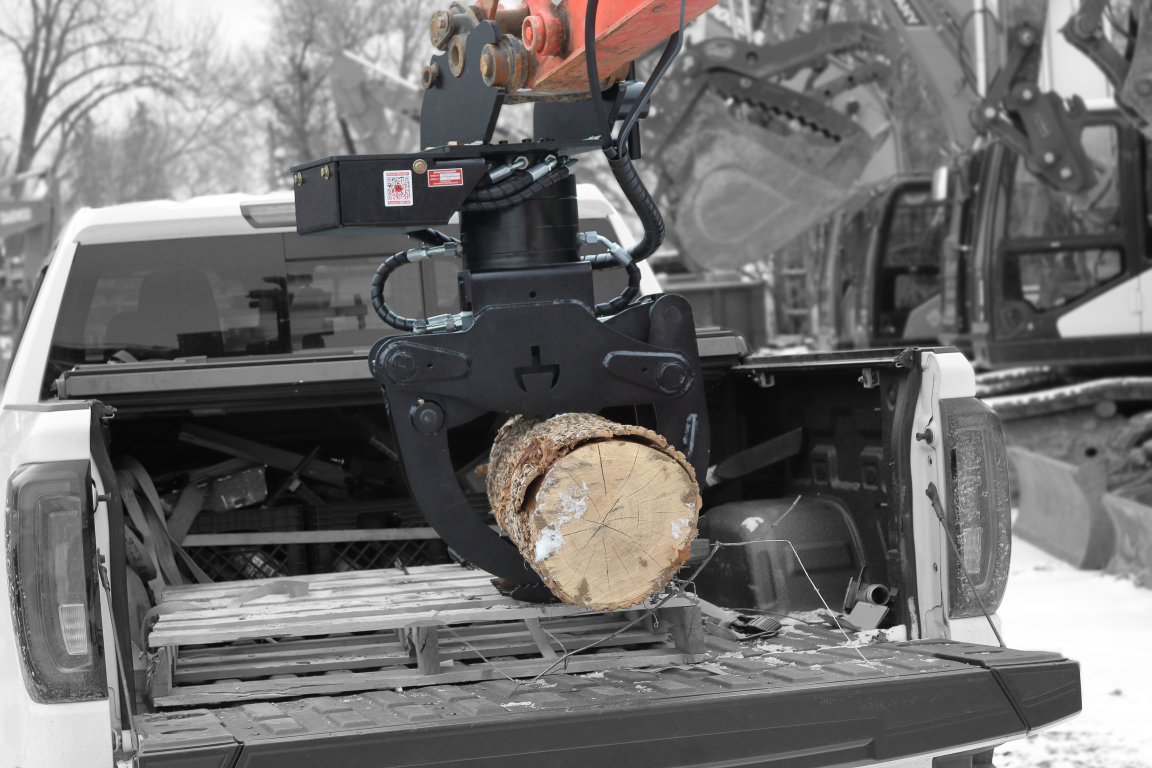 Branch Manager T4060S 44″  Mini Excavator Log Grapple