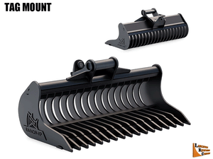 RHINOX Rake Riddle Bucket