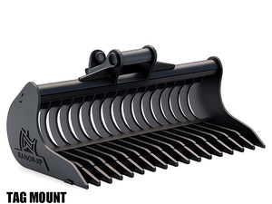 RHINOX Rake Riddle Bucket