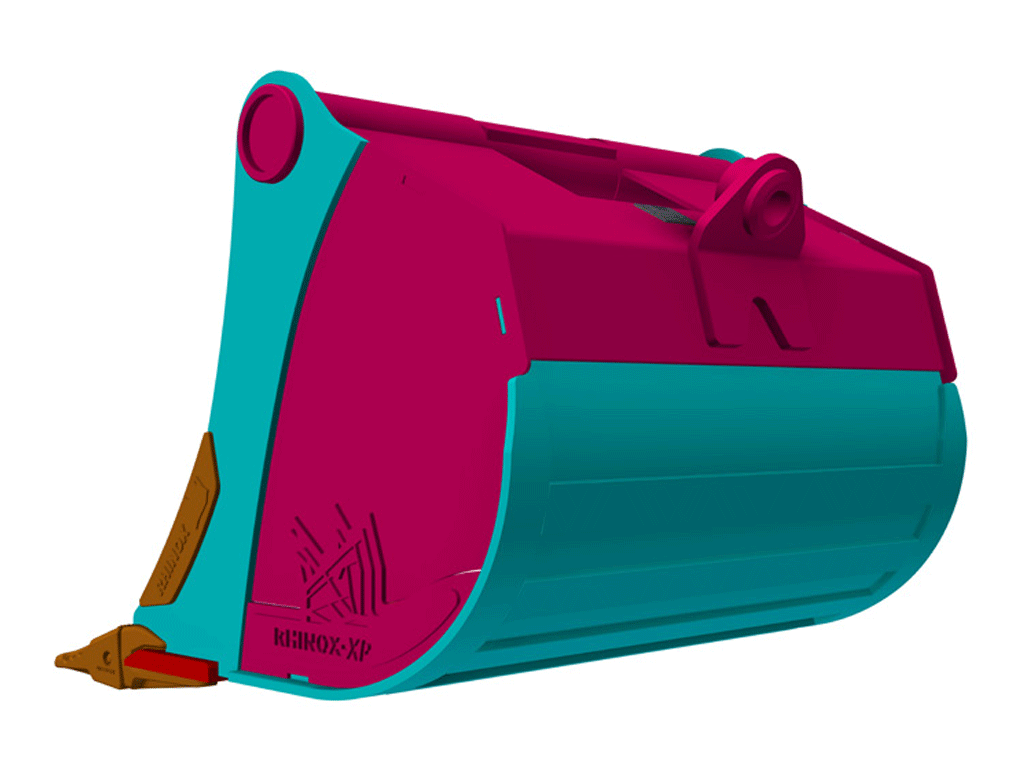 RHINOX Tag / CP / Wain Roy Quick Hitch Dirt Buckets for 14000 to 18000 Lbs. Machines (1.75" T-pin)