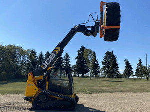 TireGrabber Hydraulic Tire Handler | Heavy Equipment Tire Grabber