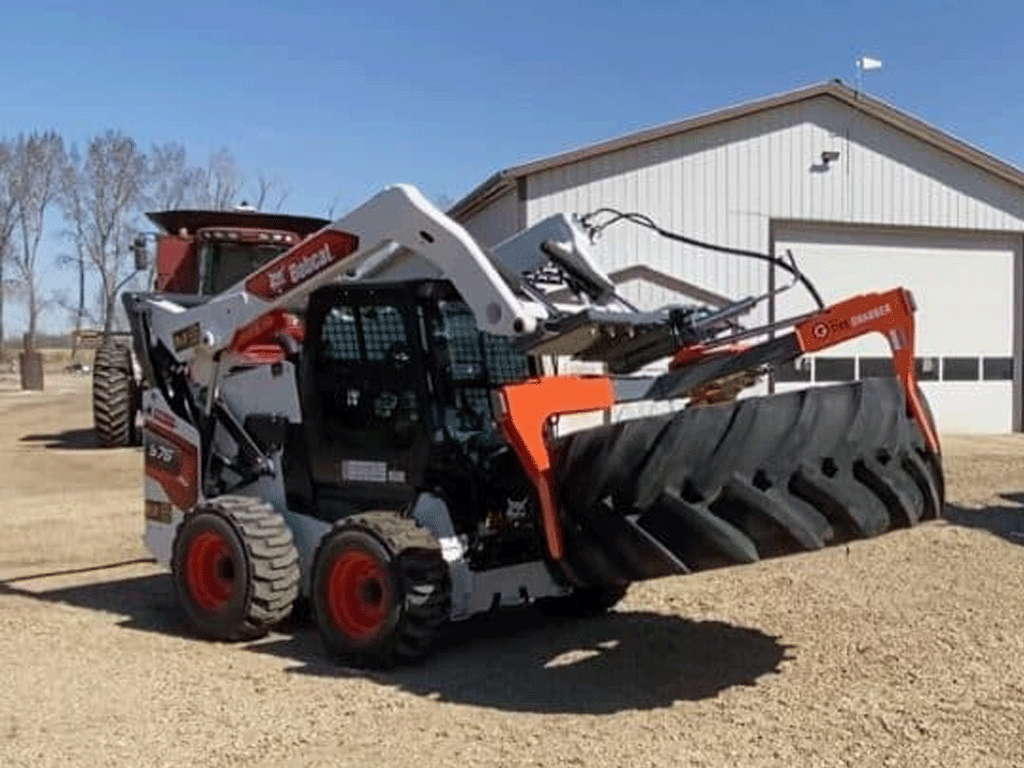 TireGrabber Hydraulic Tire Handler | Heavy Equipment Tire Grabber