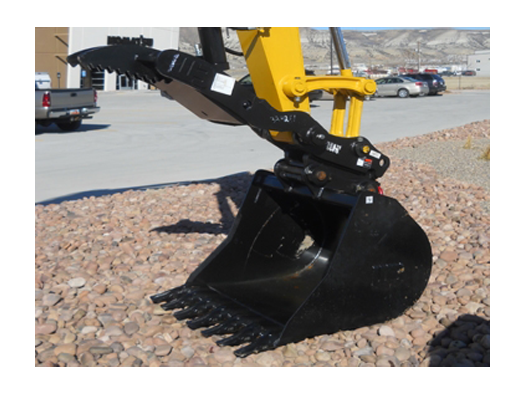 WERK-BRAU Main Pin hydraulic thumb for excavators 11,000 - 14,000 lbs.  (mini 3)
