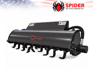 SPIDER ATTACHMENTS tiller for skid steer loader