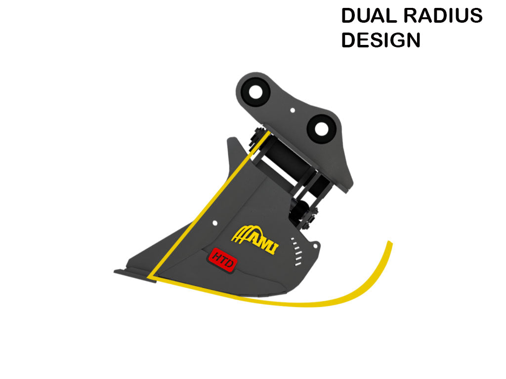 AMI Hydraulic tilt ditch cleaning bucket for excavator 14000 to 24000 lbs.