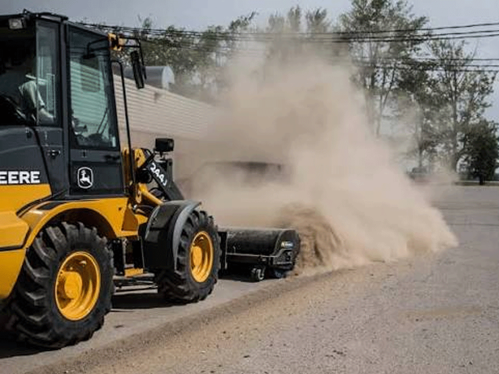 HLA Hydraulic Rotary Broom for Backhoe Loaders