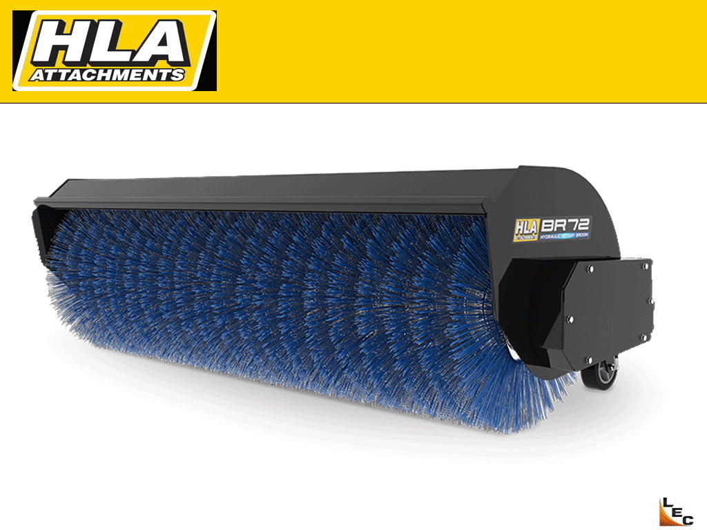 HLA Hydraulic Rotary Broom for Backhoe Loaders