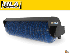 HLA Hydraulic Rotary Broom for Backhoe Loaders