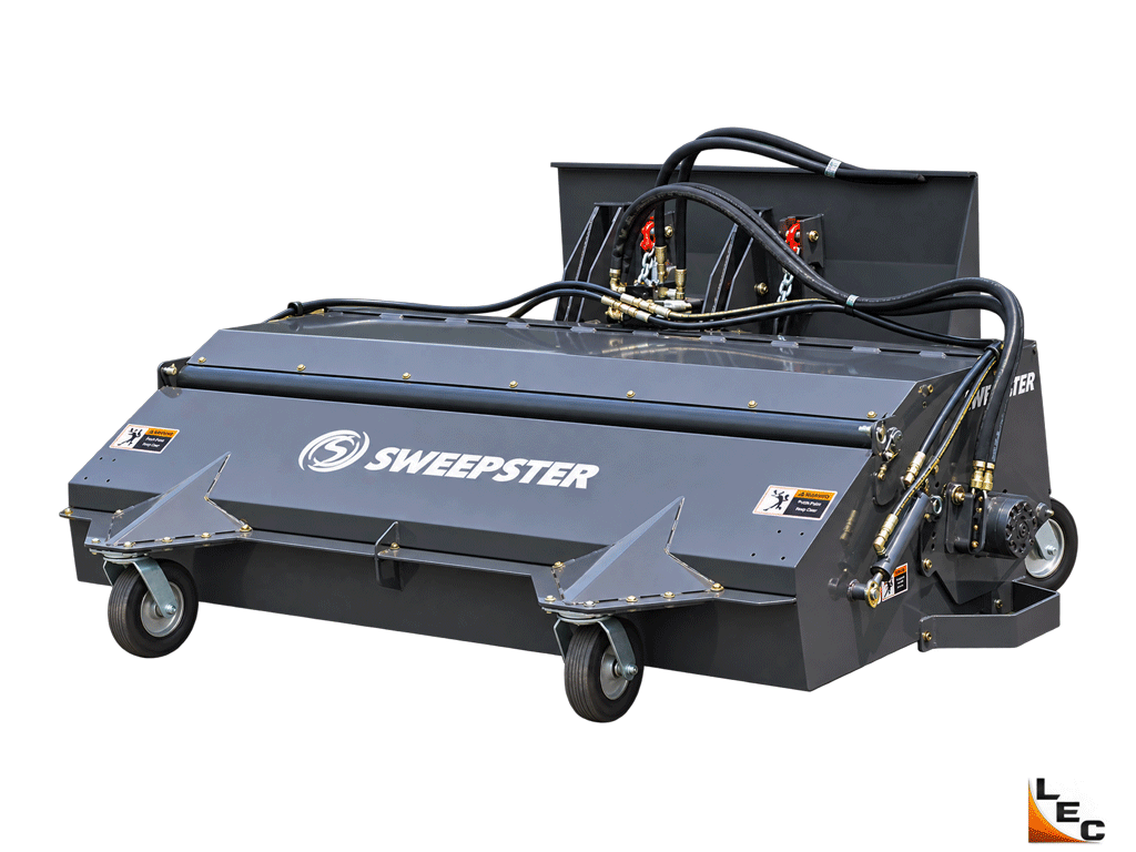 Paladin / Sweepster CS Utility Tractor and Backhoe Loader Collector Sweeper