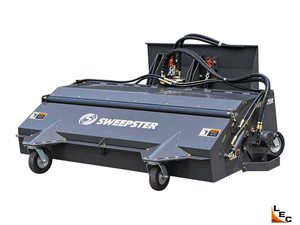 Paladin / Sweepster CS Utility Tractor and Backhoe Loader Collector Sweeper