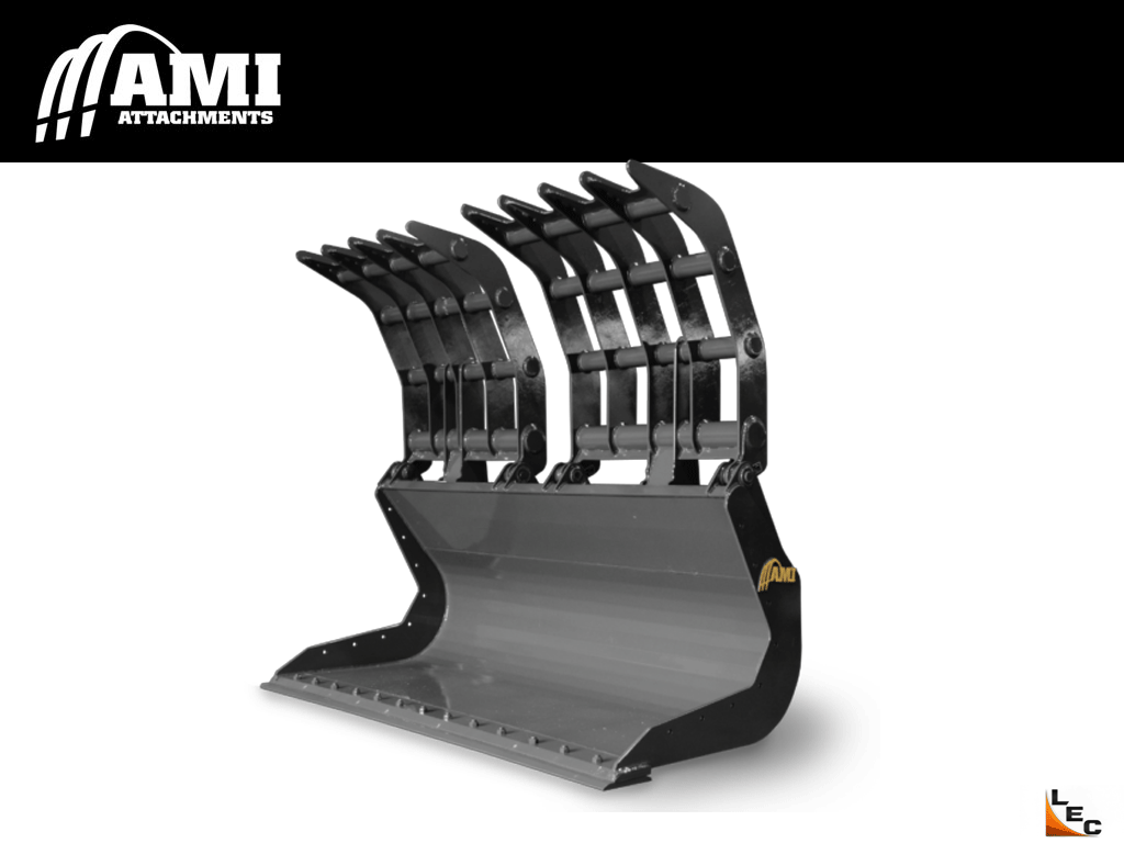 AMI Scrap Grapple Bucket for Backhoe Loaders