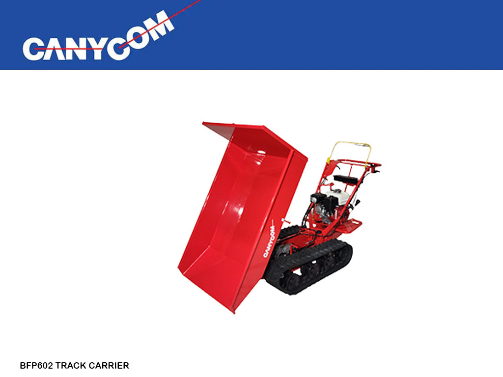 Canycom BFP602 Walk-Behind Rubber Track Carrier