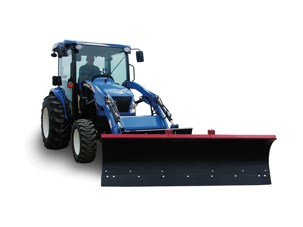 Hiniker Snow-plow Blade for compact tractors with skid steer mount