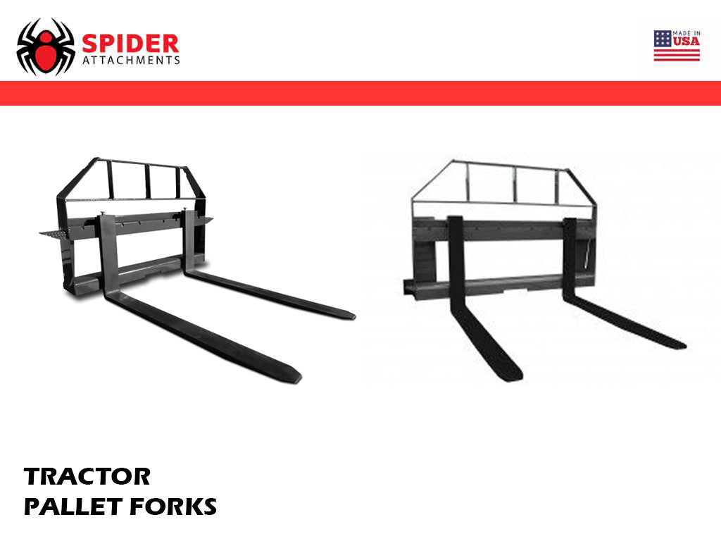 SPIDER pallet fork assemblies for tractor