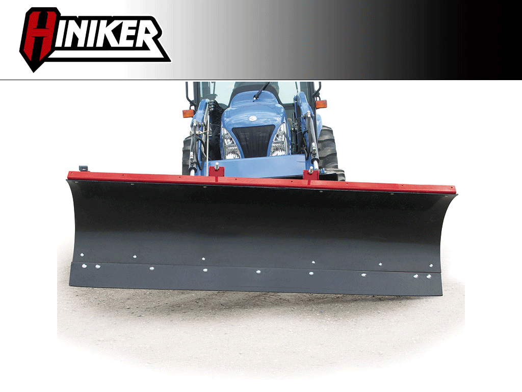 Hiniker Snow-plow Blade for compact tractors with skid steer mount