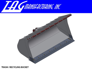 TAG Trash Recycling Buckets for Wheel Loaders