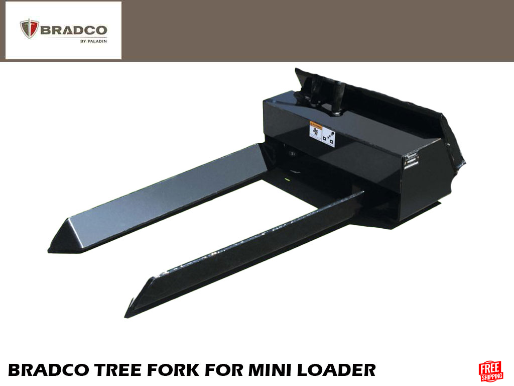 BRADCO tree forks for mini loader