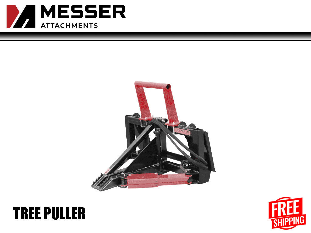 MESSER tree puller for skid steer