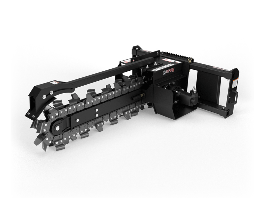 VIRNIG V60 trencher for skid steer