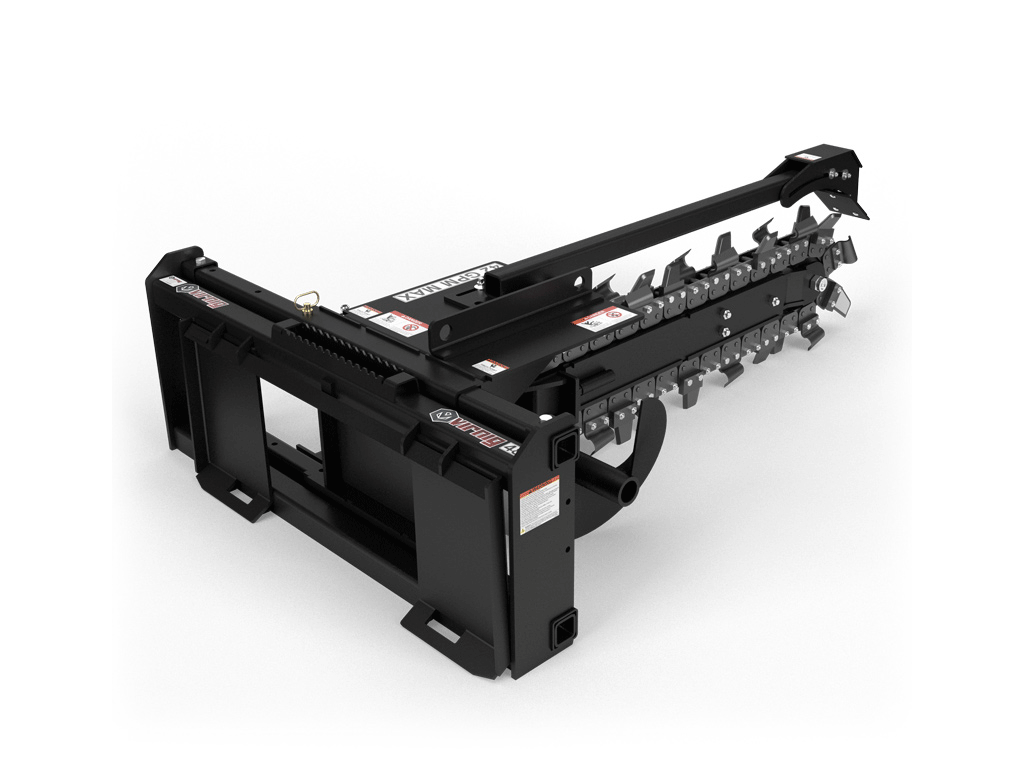 VIRNIG V60 trencher for skid steer